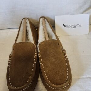 Koolaburra Women's Tan Suede Loafers